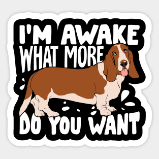 Basset Hound Dog Animal Lover Gift Sticker